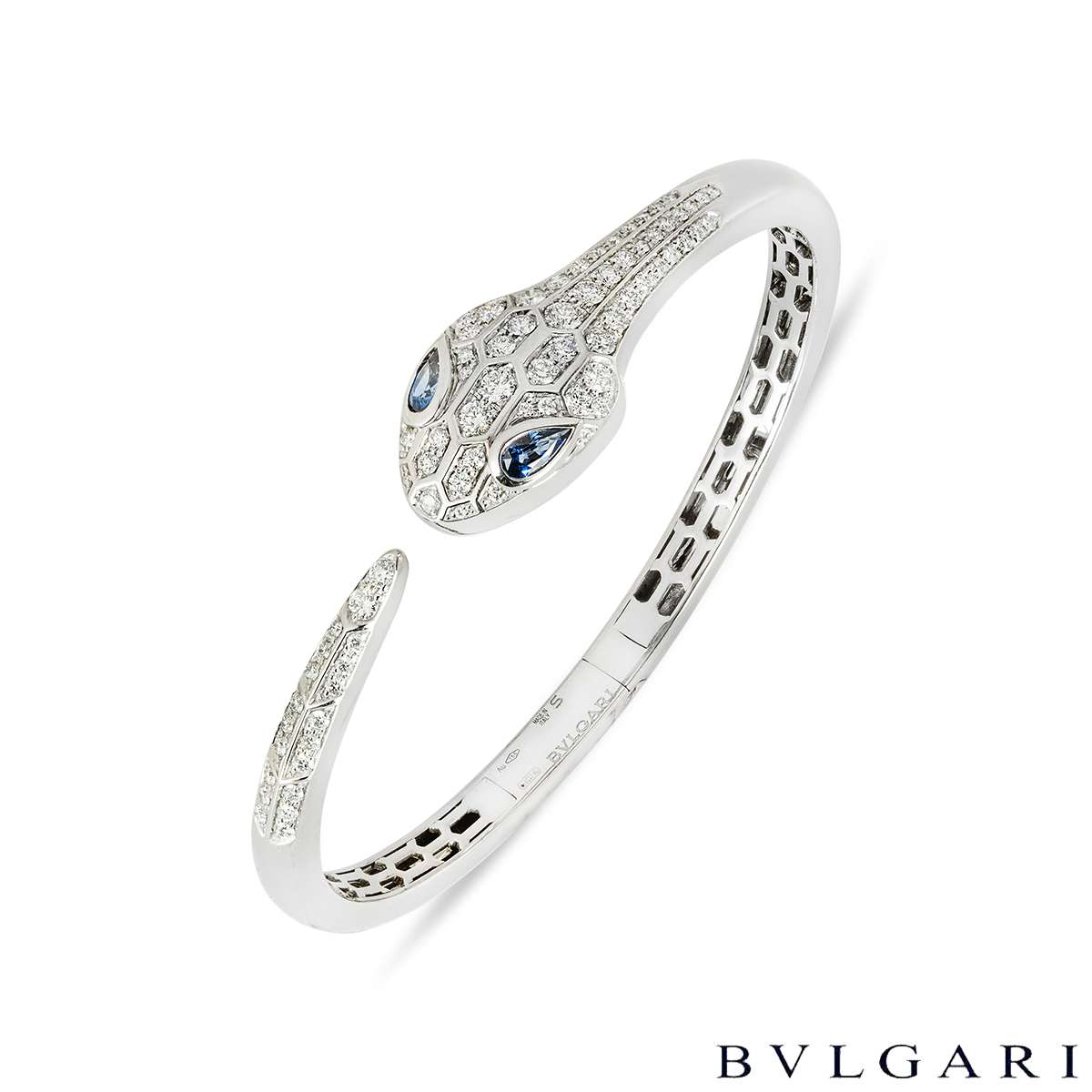 Bvlgari Serpenti Seduttori Diamond and Sapphire Bracelet